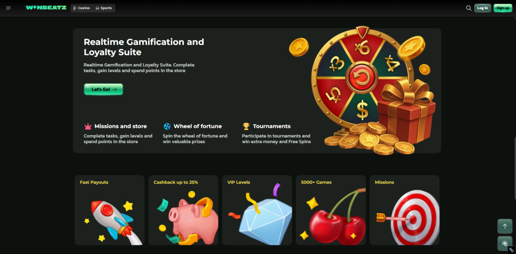 The code that activates the WinBeatz promotion, shown on the offer page
