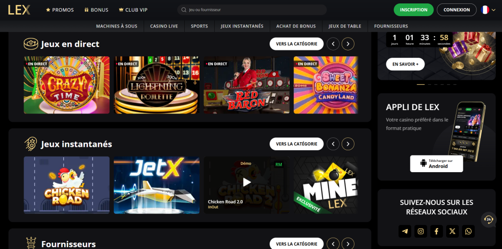 A withdrawal limit expressed as a multiple, in the Lex Casino terms